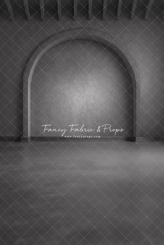 Gothic Gray Archway - Solid Floor - With Sweep Option