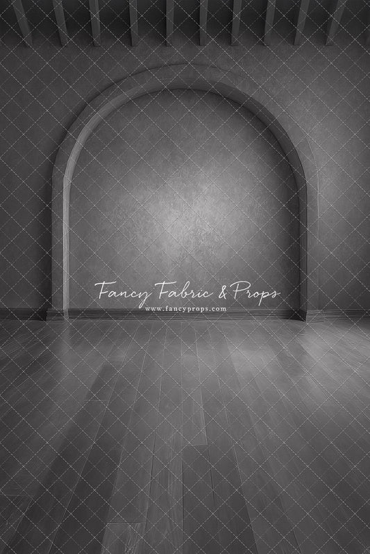 Gothic Gray Archway - Wood Floor - With Sweep Option