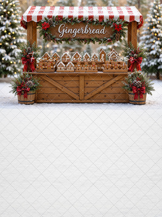Sweet Spruce Gingerbread Stand - With Sweep Option