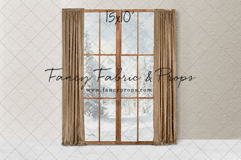 Elegant Gold Christmas Morning View