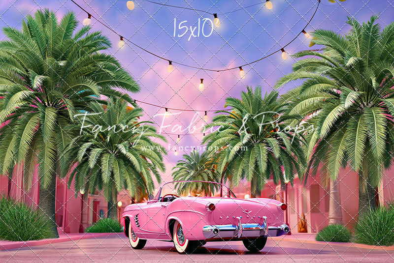 Malibu Shopping Center - Pink Car & Pink Floor - With Sweep Option