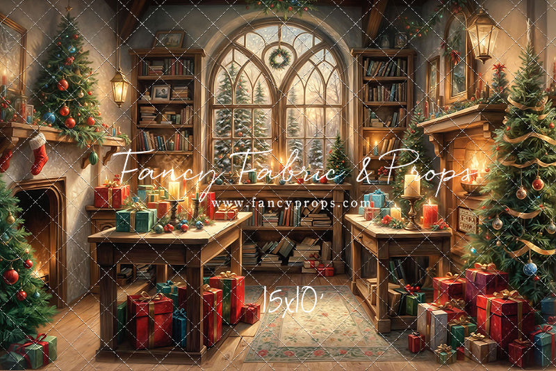 Winter Cabin Wrapping Room - with Sweep Option