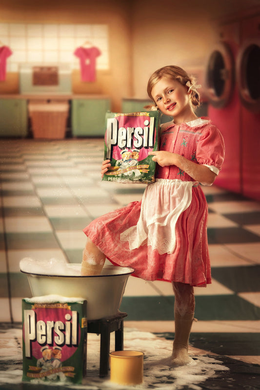 Laundry Day - Yellow With Double Washers- With Sweep Option