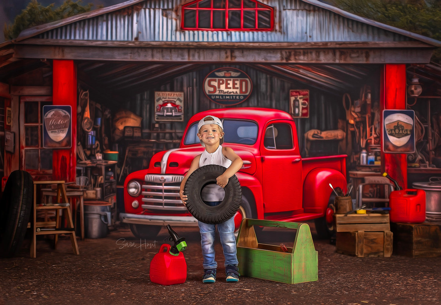 Old Time Station - 2pc Set