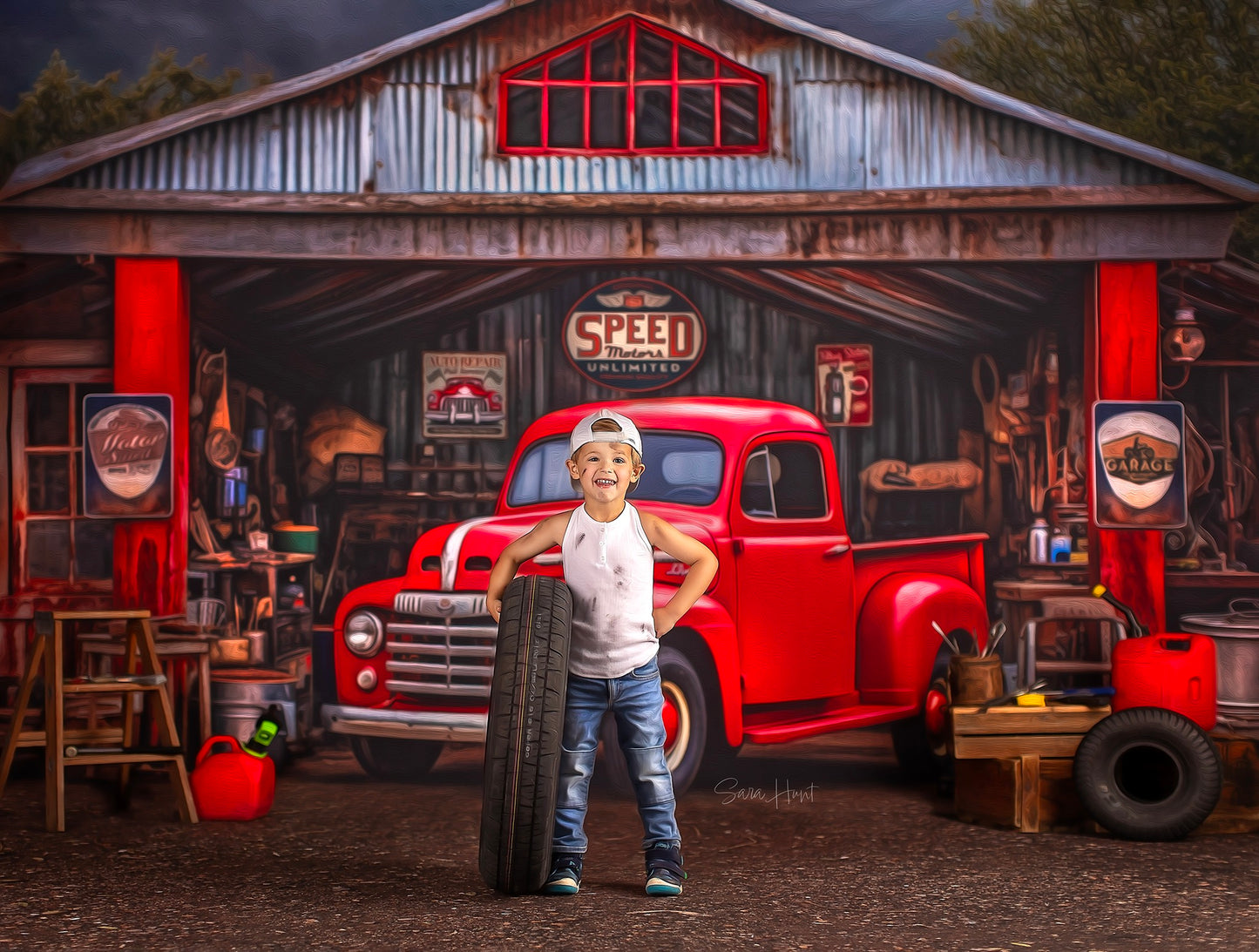 Old Time Station - 2pc Set