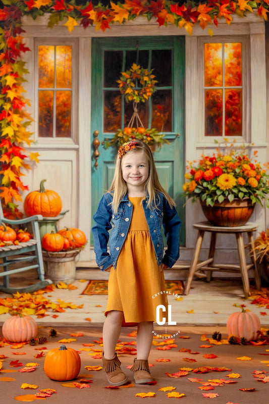 Charming Autumn Porch - With Sweep Option