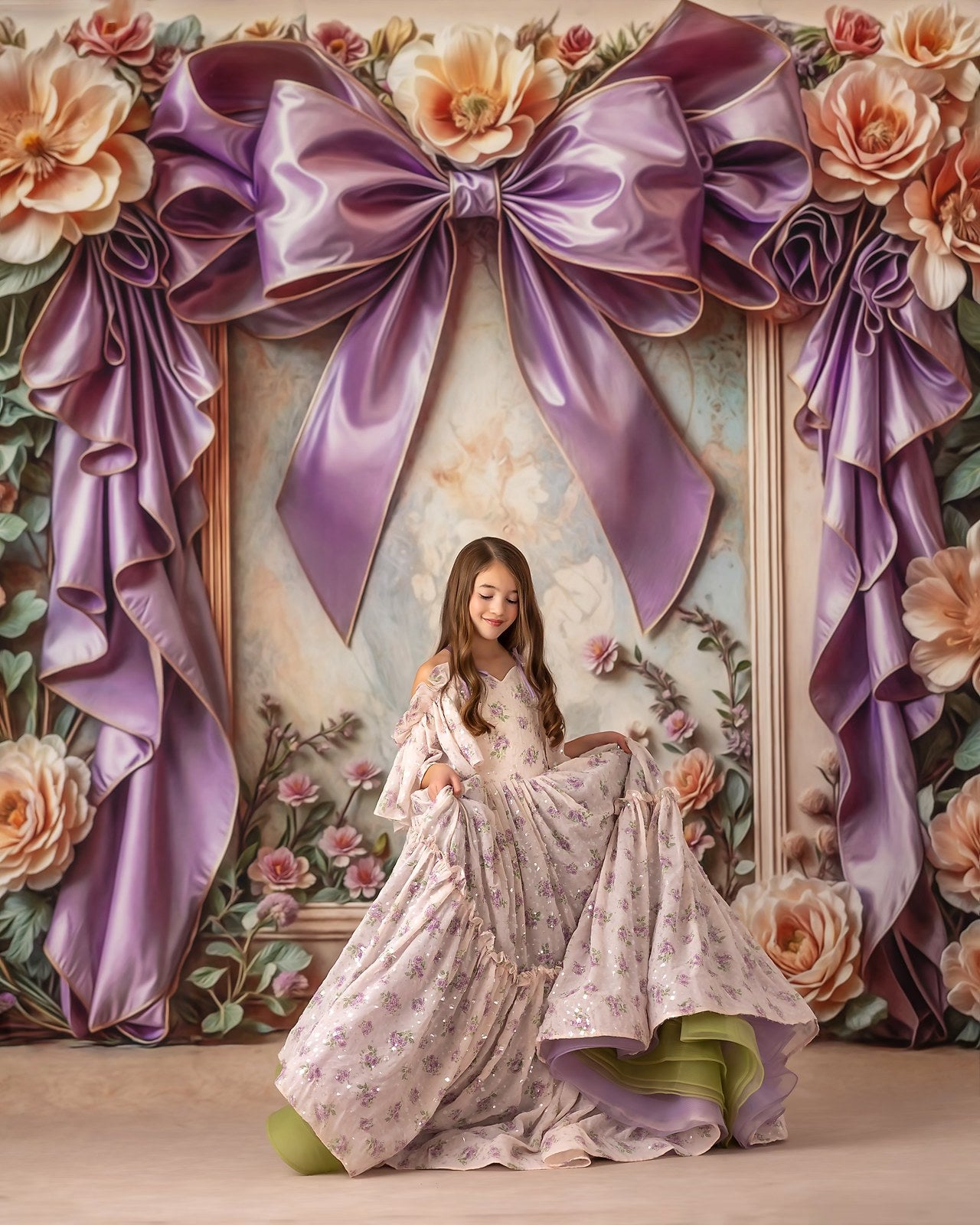 Victorian Violet - With Sweep Option