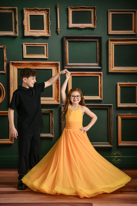 Jewel Frames - Green - With Sweep Option