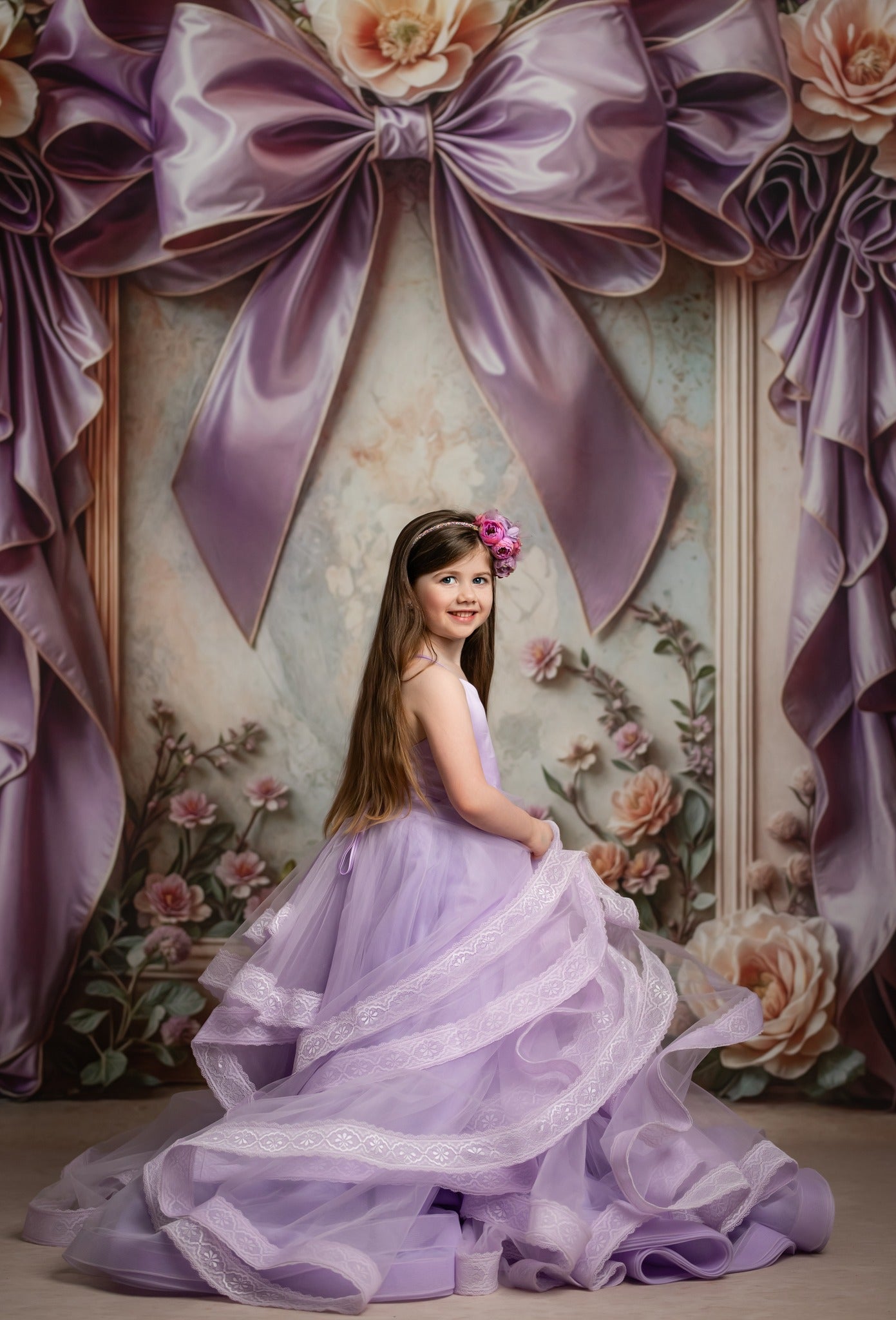 Victorian Violet - With Sweep Option