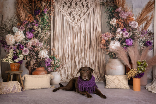 Floral Fringe Haven - With Sweep Option