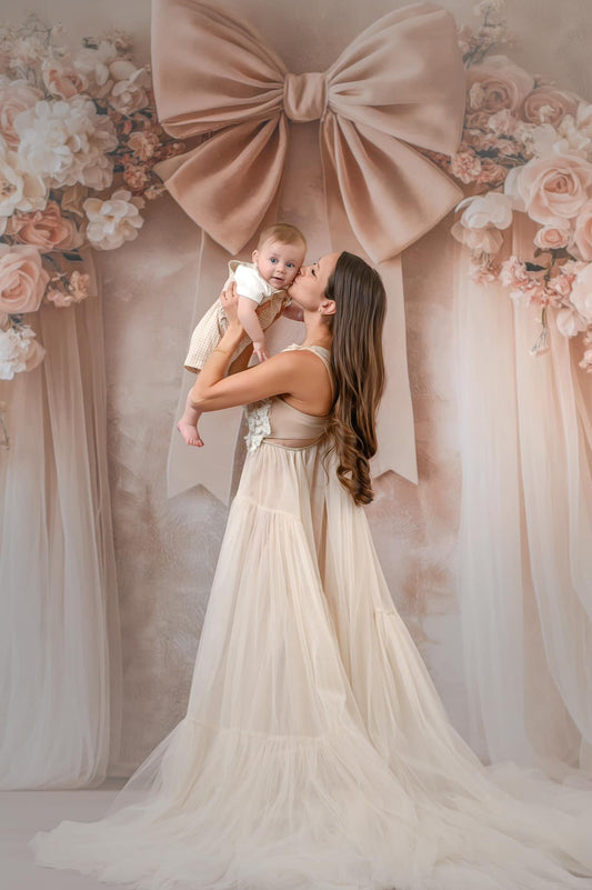 Ribboned Bloom - With Sweep Option