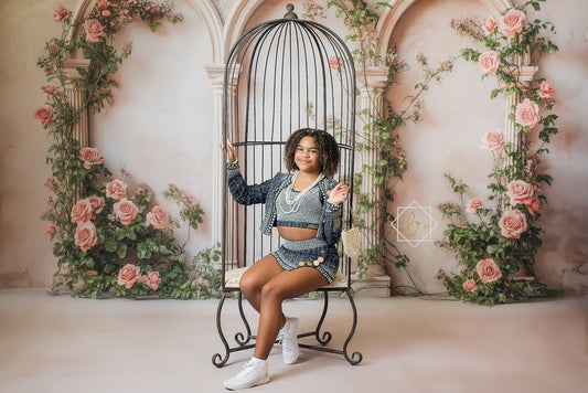 Whispering Rose Courtyard - With Sweep Option