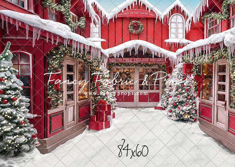 North Pole Village Square - With Sweep Option