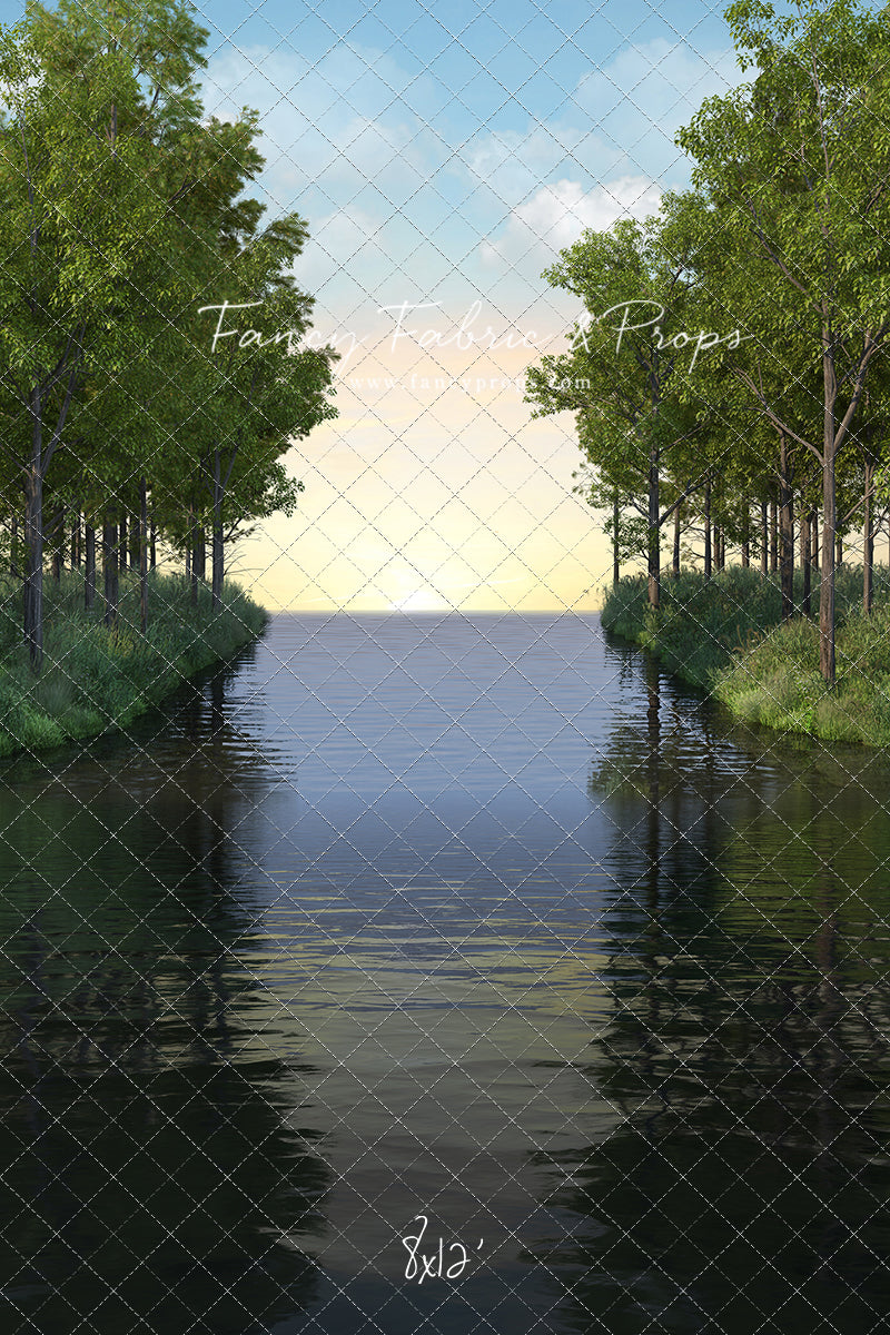 Spring at the Lake - With Sweep Option