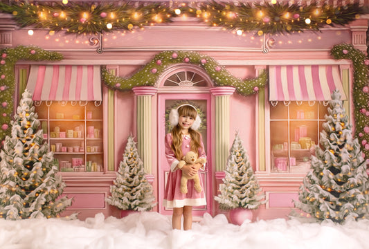 Frosty Sweet Shop - Pink & Sage - with Sweep Option