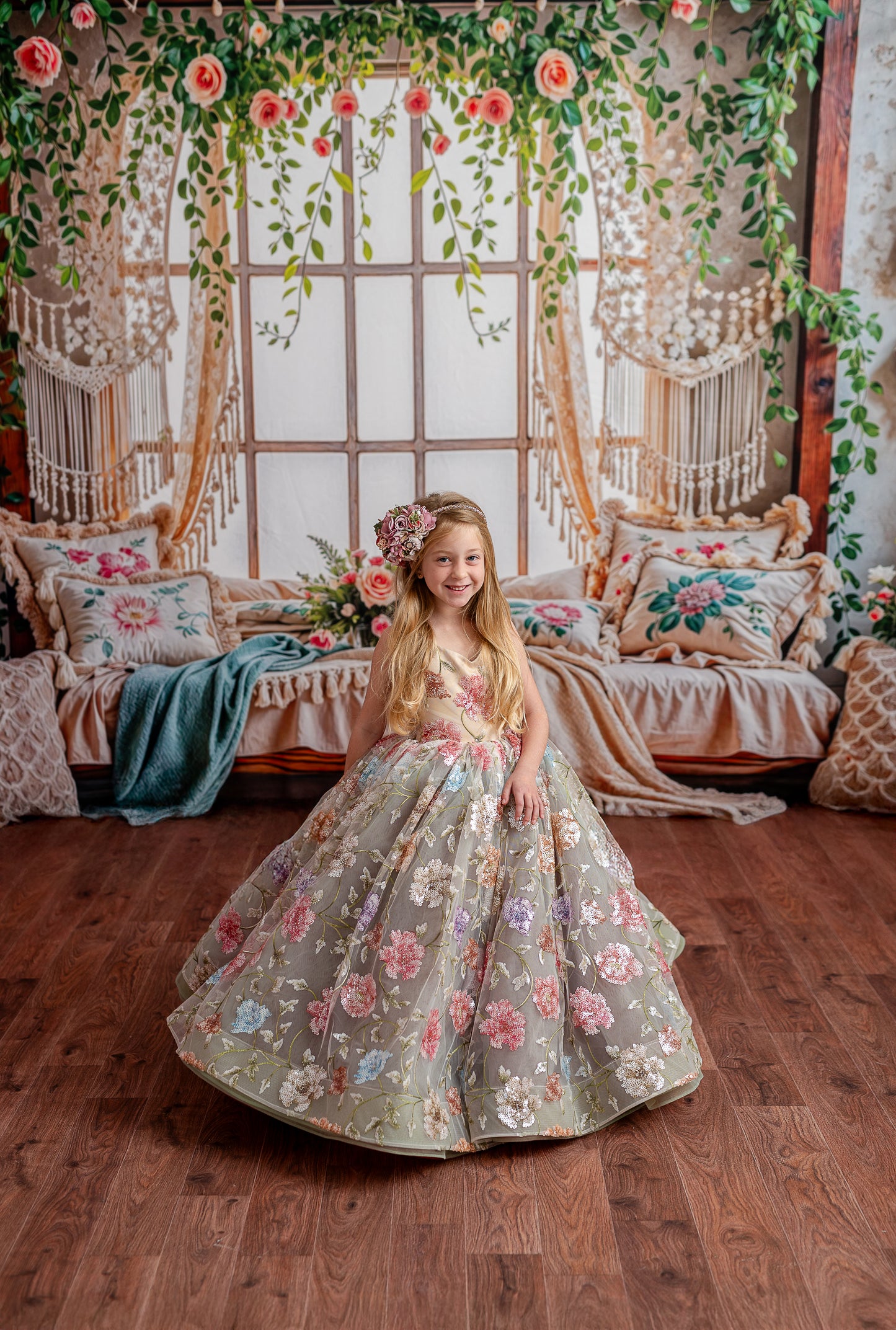 Boho In Bloom - With Sweep Option