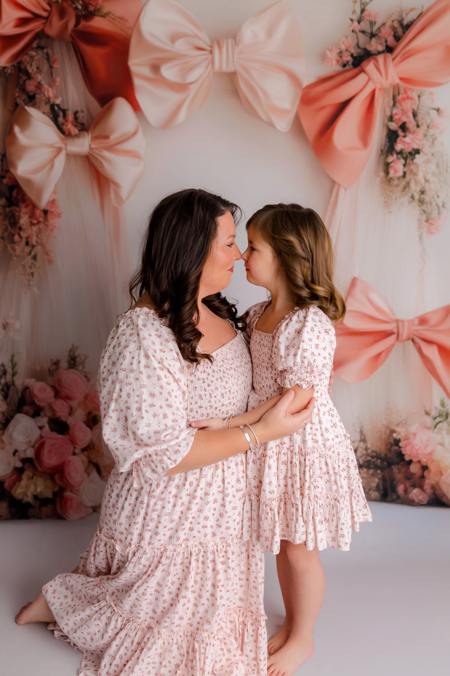 Bowtied Blush - With Sweep Option