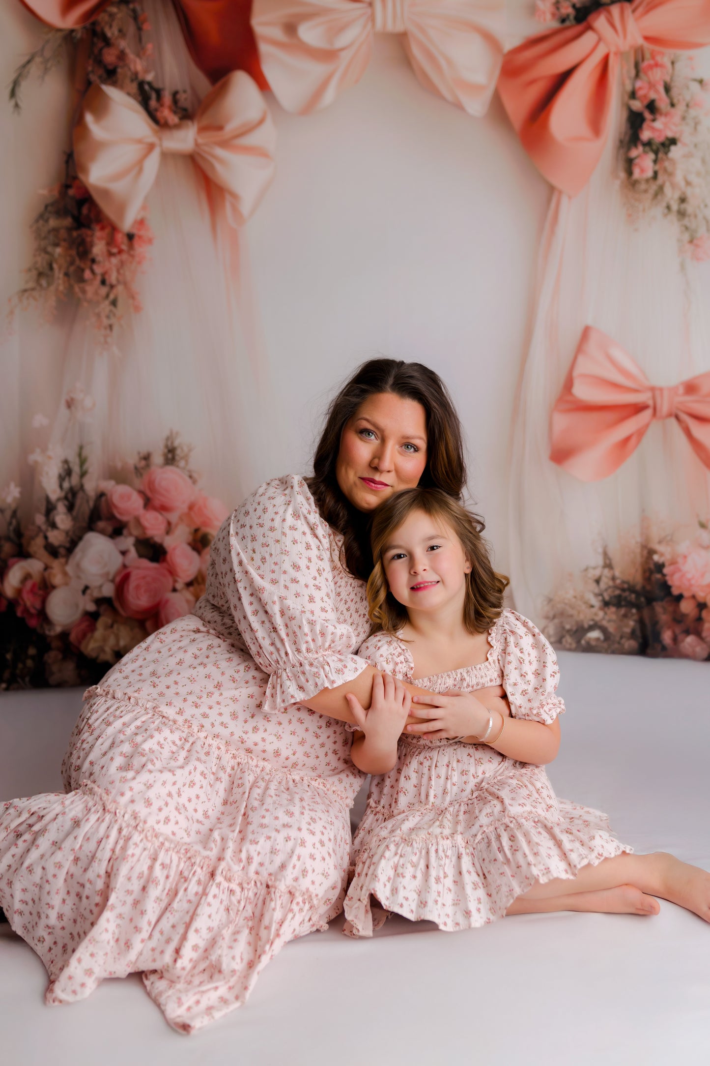 Bowtied Blush - With Sweep Option