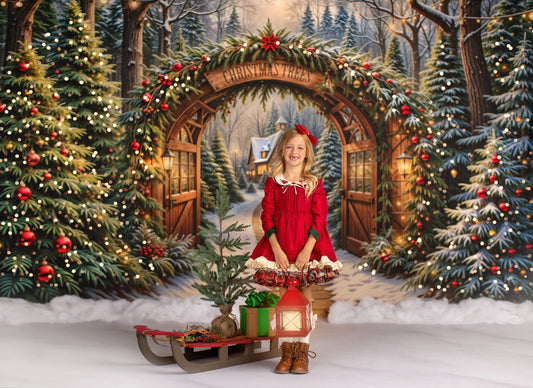 Christmas Path To Home - with Sweep Option