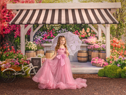 Country Spring Flower Shoppe - With Sweep Option