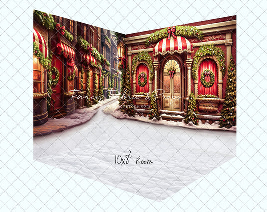 Crimson & Gilt Christmas Emporium Room