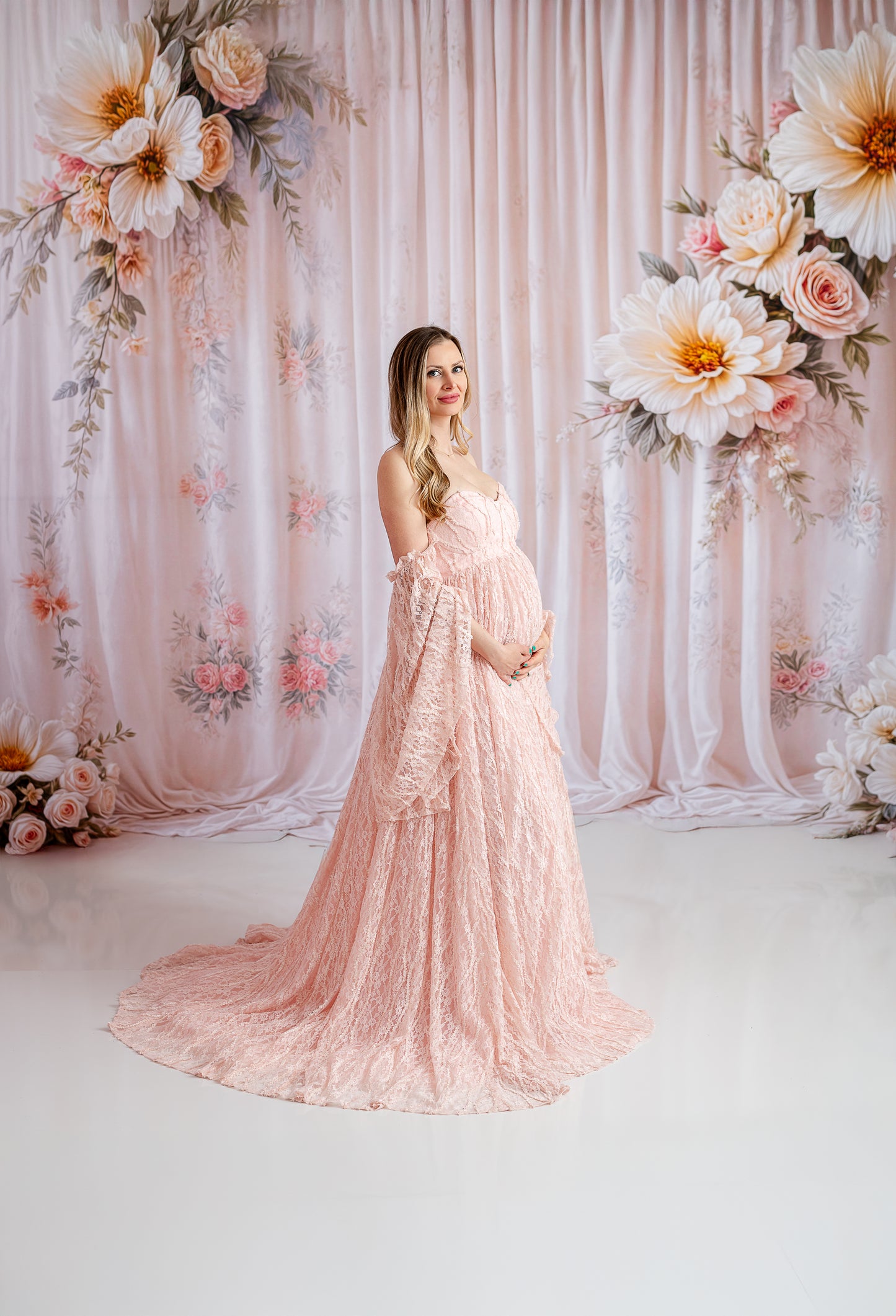 Draping Botanicals - With Sweep Option