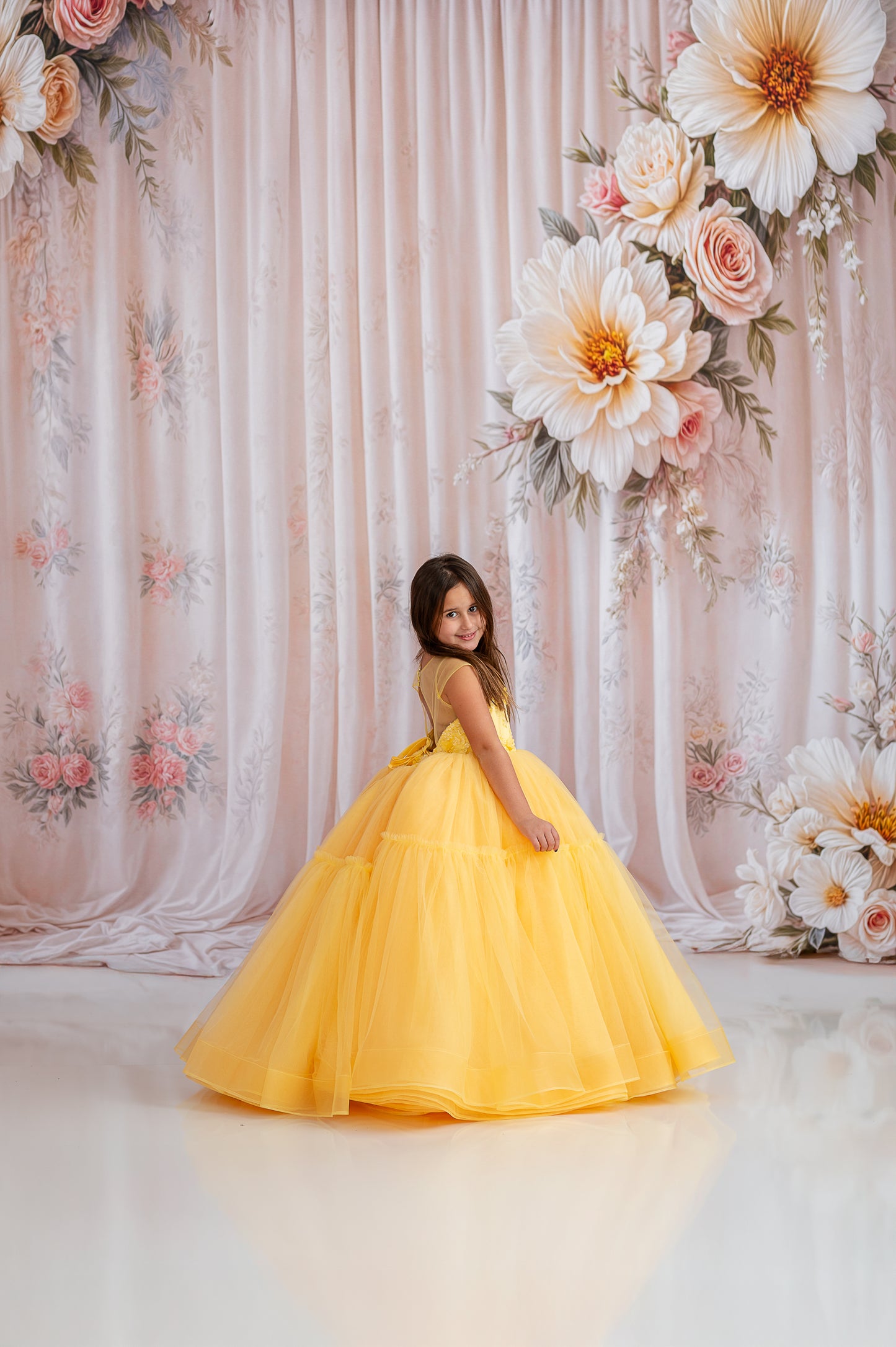 Draping Botanicals - With Sweep Option