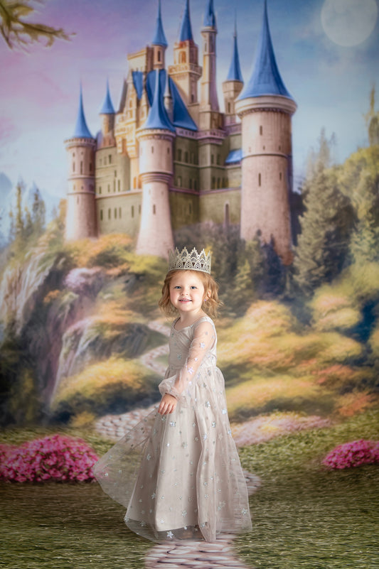 Enchanted Kingdom - Blue - With Sweep Option