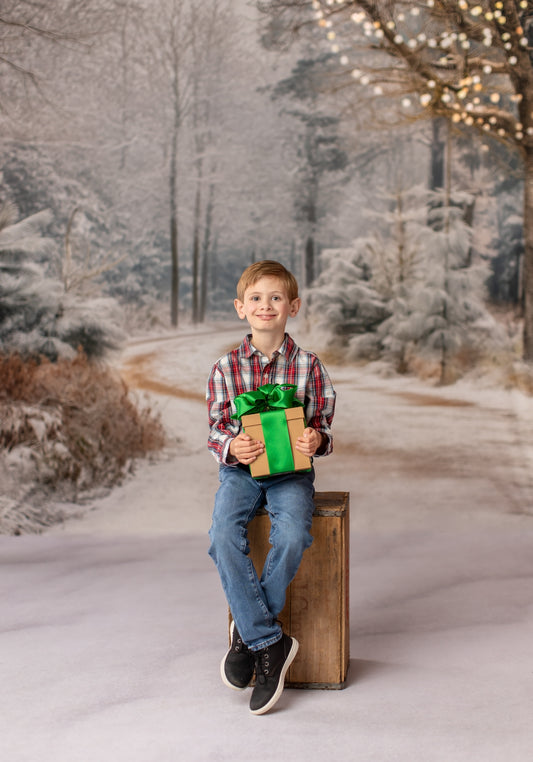 Frosted Country Path - with Sweep Option