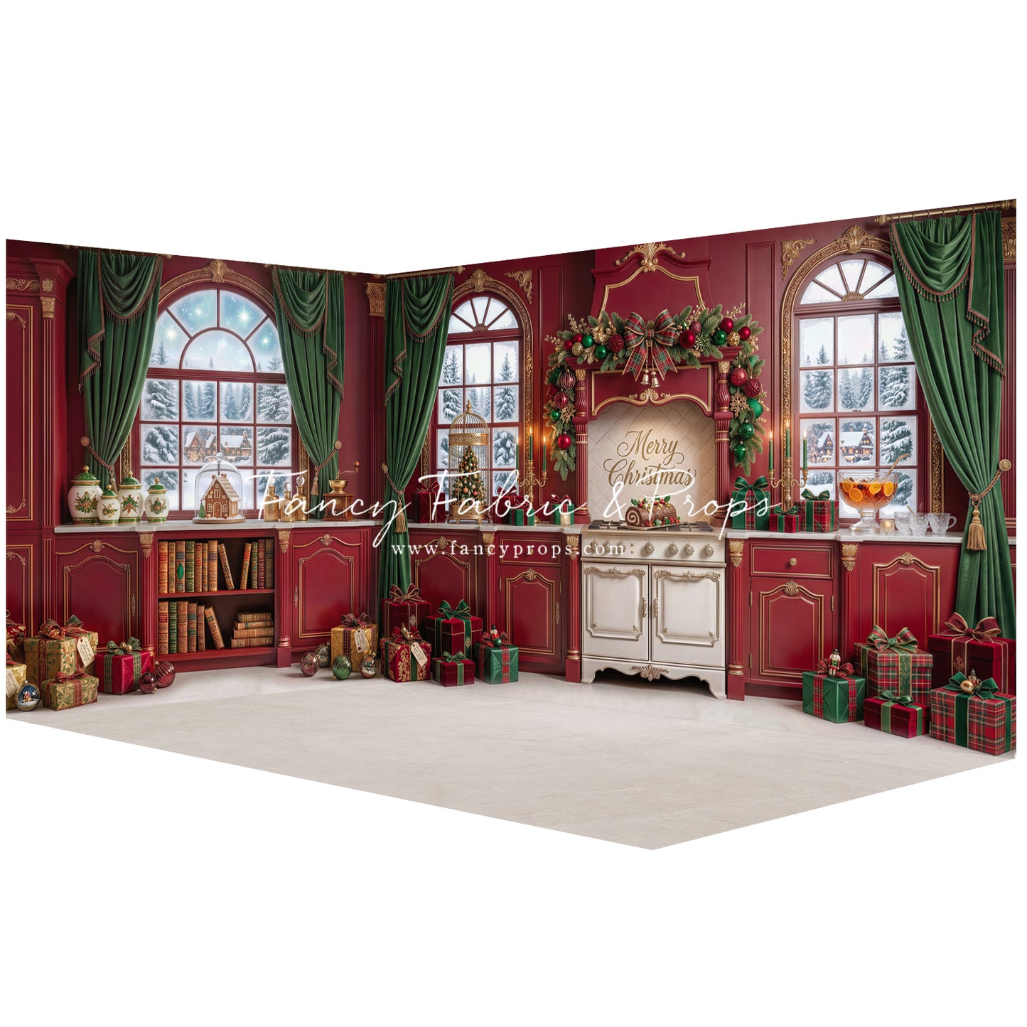 Gilded Cranberry Kitchen - Room Set