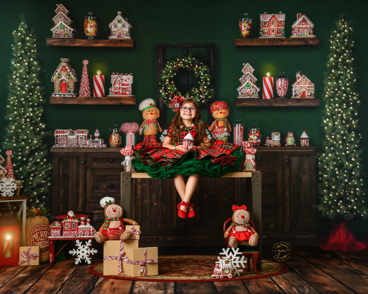 Evergreen Gingerbread Baking Kitchen