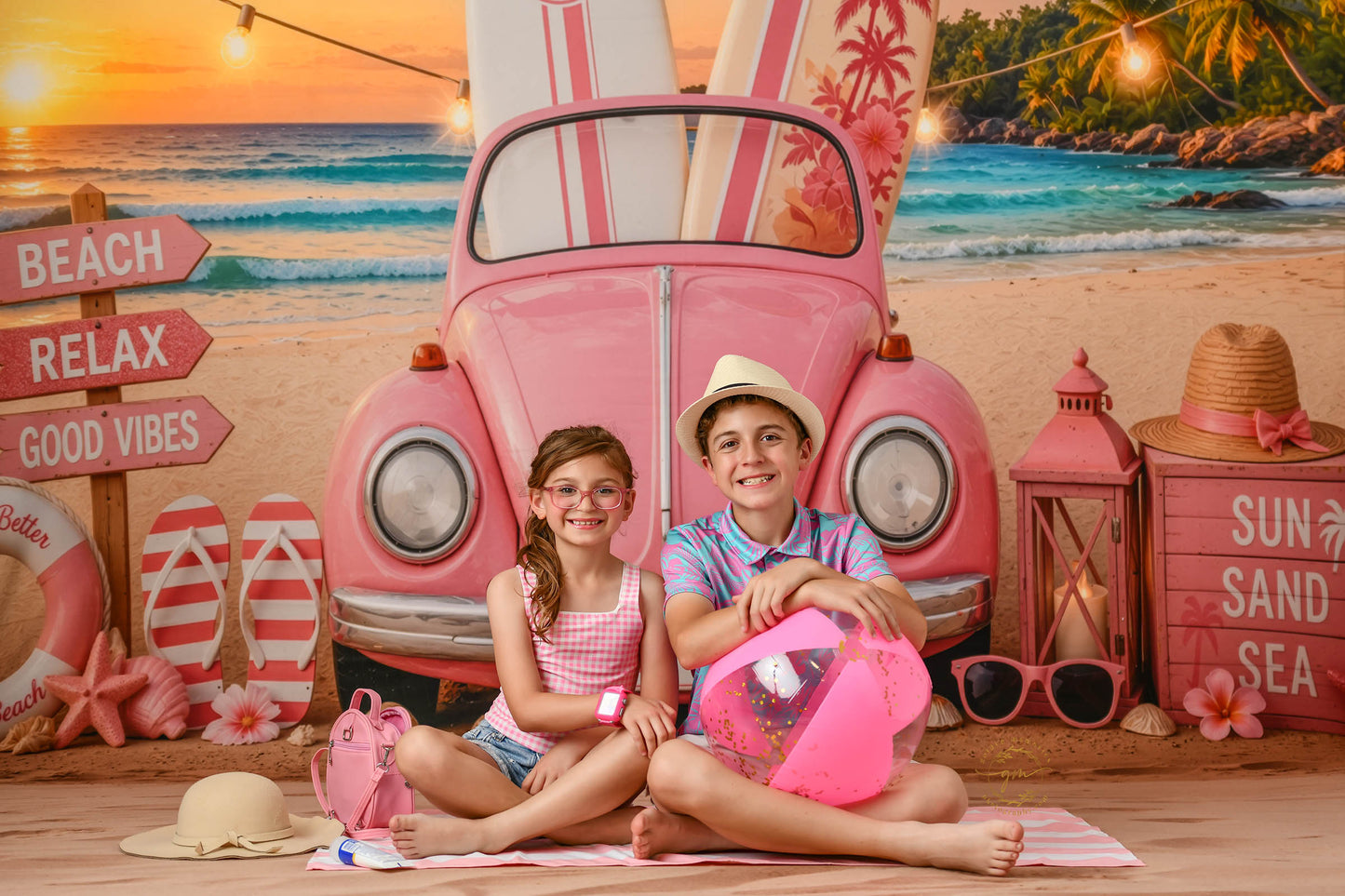 Girl Power Beach Bug - With Sweep Option