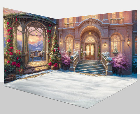 Glistening Snowy Entry Room