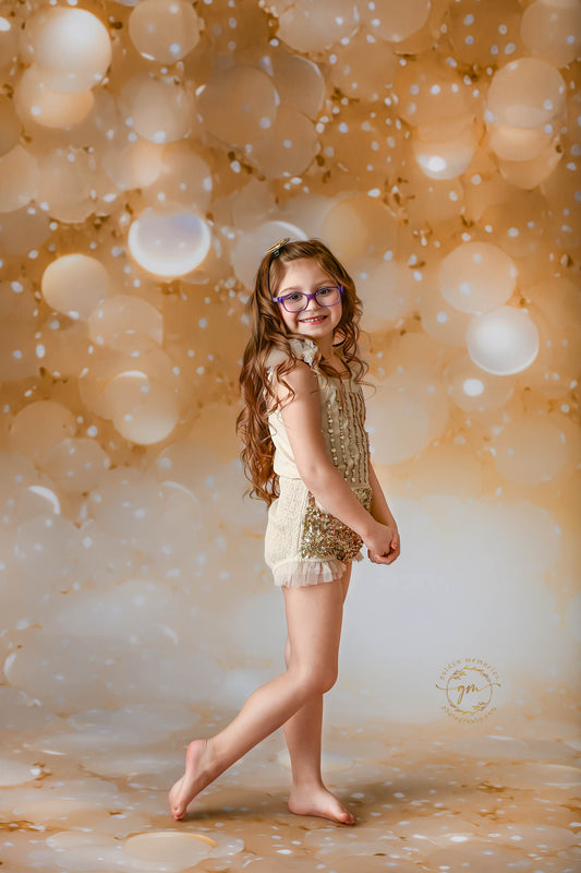 Golden Bokeh Shimmer