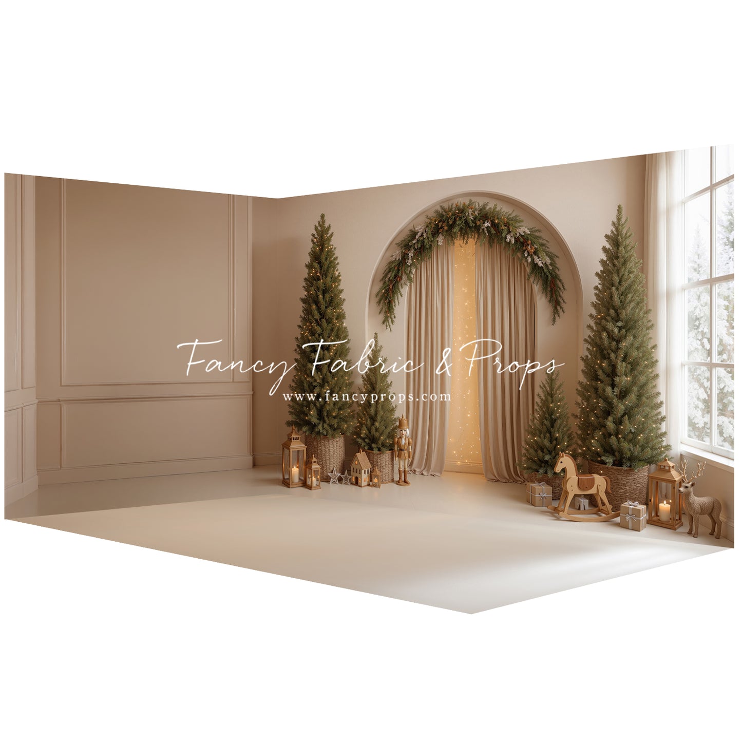 Golden Garland Arch - Room Set