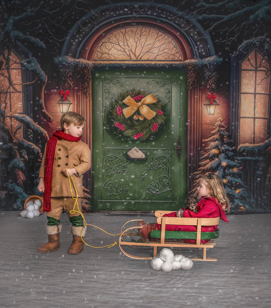 Home For The Holidays - Green Door Option - with Sweep Option