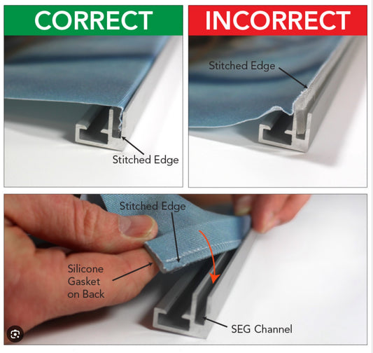 Silicone Edge Add-On Option - OG Fancy Backdrop System Backdrops