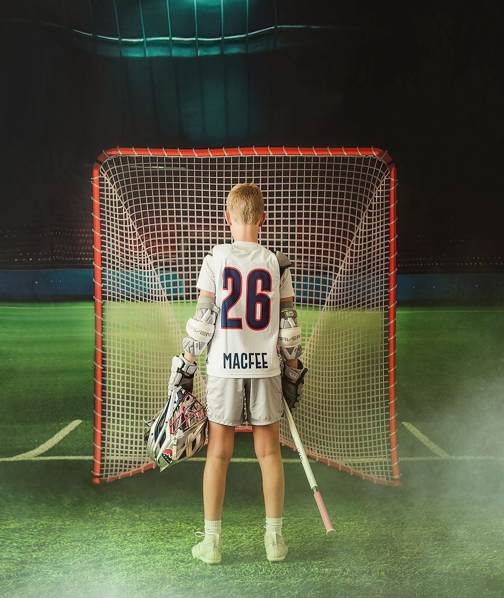 Lacrosse At Night - Sweep Sizes Only