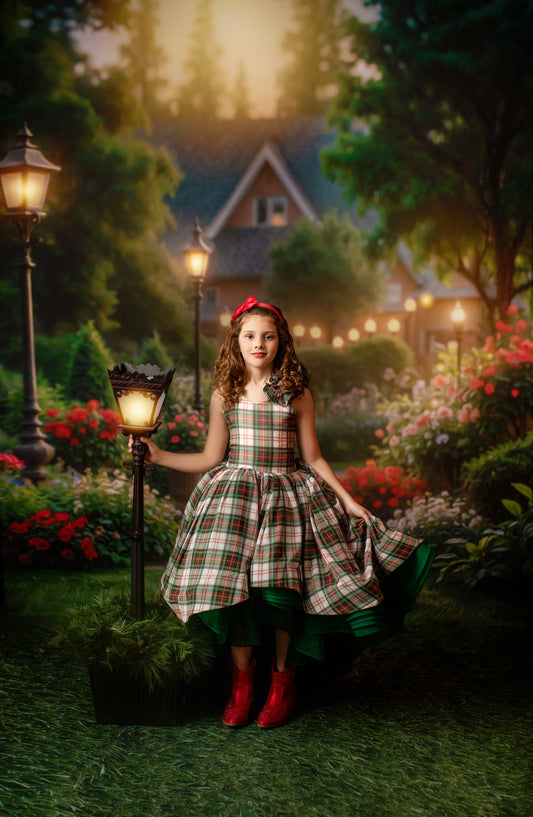 Festive Floral Path - With Sweep Option