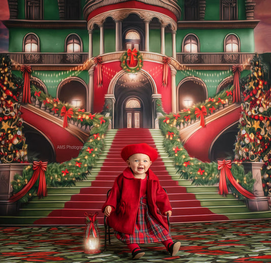 Merry Mansion- Multi Color Rug - with Sweep Option