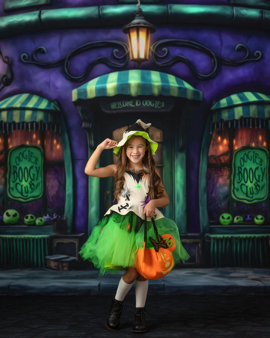 Halloween Town Cobblestone Mat Floor