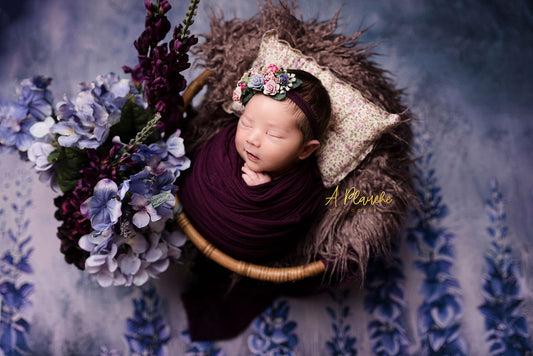 Painted Floral Lavender - Petite