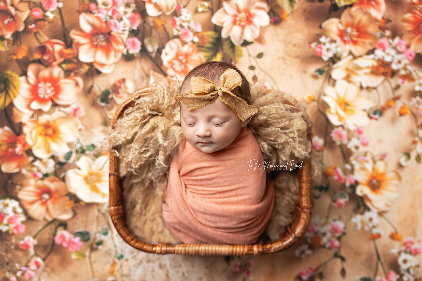 Painted Floral Peach - Petite