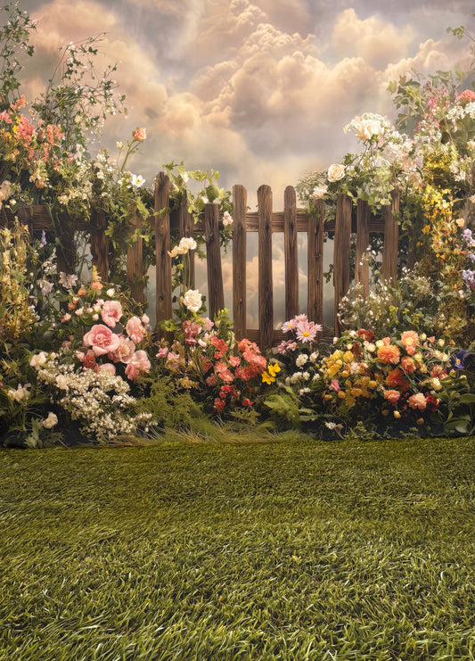 RTS Bloomside Meadow - 9x14' Wrinkle-Free Fabric - Dull Color - 60% Off