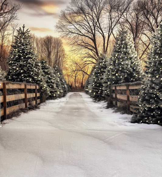 RTS Twinkling Pines Trail - 9x14' Sweep - Value Luxe Fabric - Bad Cut - 60% Off