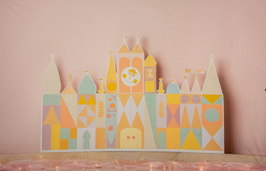 RTS Castle Block Party - 90x60" Wrinkle-Free Fabric - Banding/Dirt - 60% Off