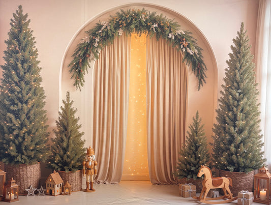 RTS Golden Garland Arch - 12x8' Value Luxe - Warm - 60% Off