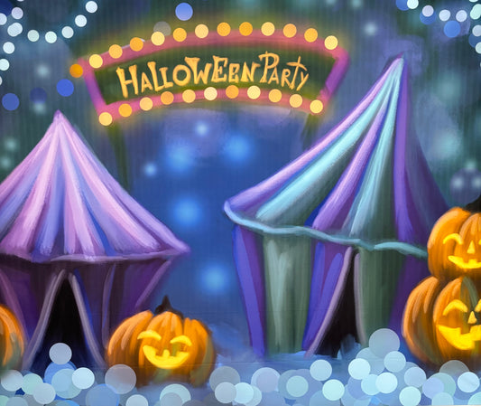 RTS Halloween Party - 12x8' Wrinkle-Free Fabric -Banding - 60% Off