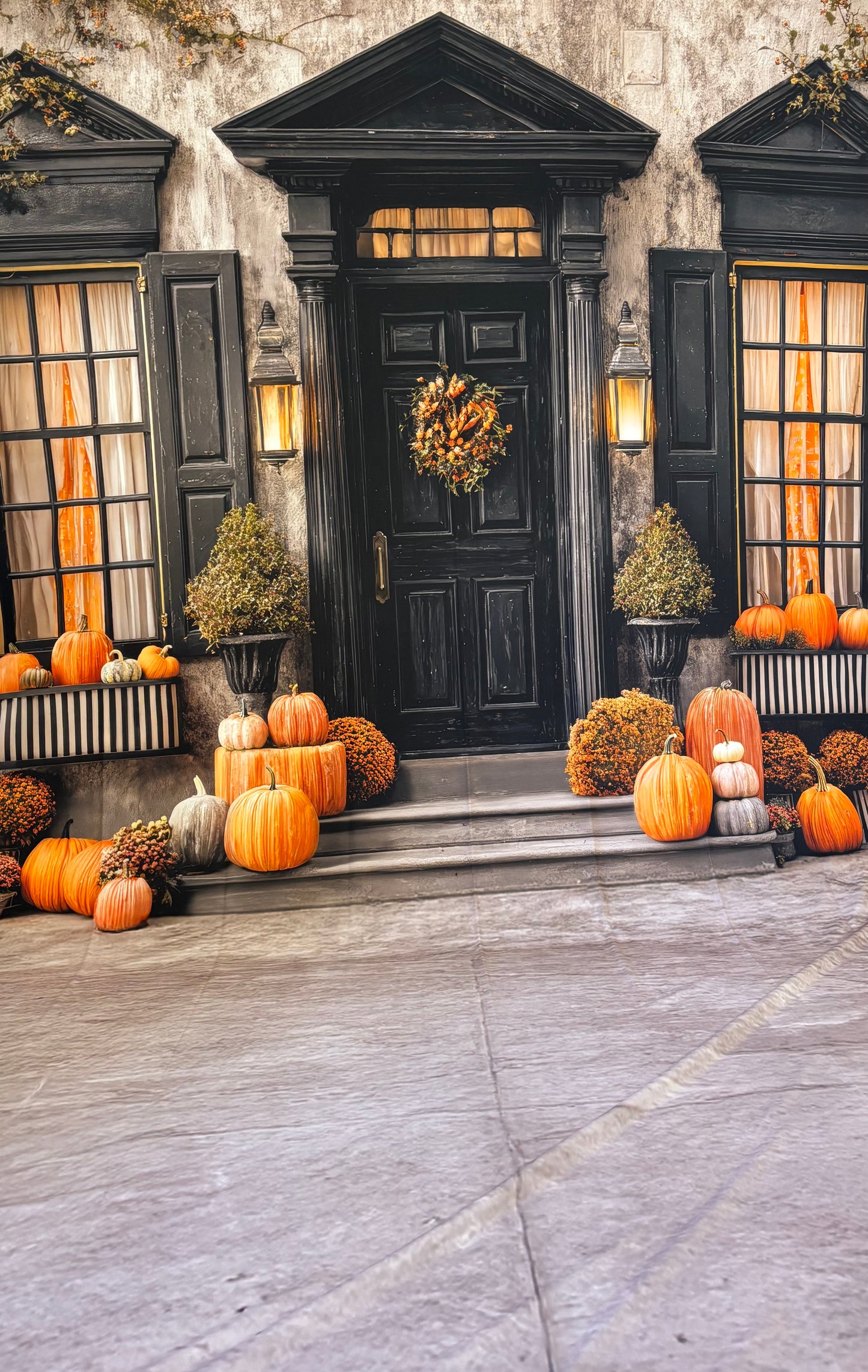 RTS Autumn At Blackwood House - 7x13' Fabric - NEW - 50% Off