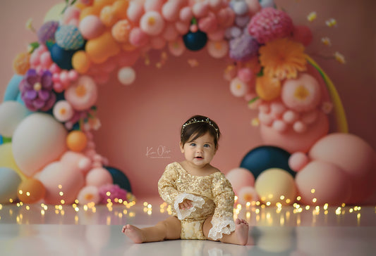 Rainbow Princess Paradise - Balloon Arch